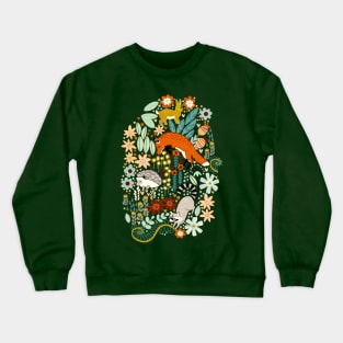 Cute Woodland Creatures Crewneck Sweatshirt